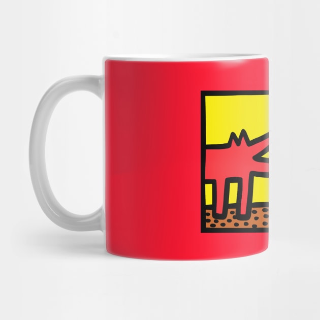 Keith Haring Dog Merch by keisya